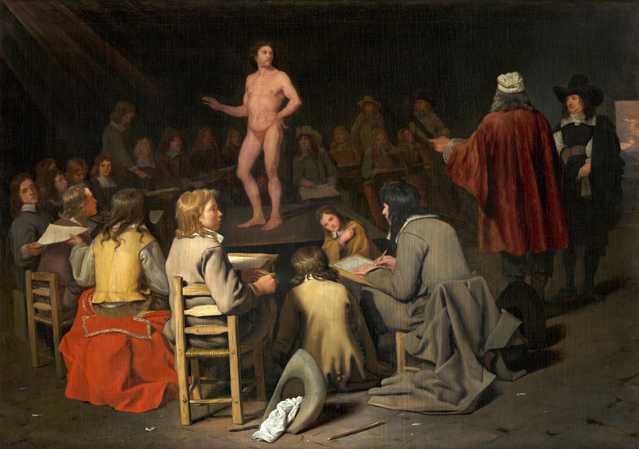 Klasa rysunku autorstwa Michiel Sweerts