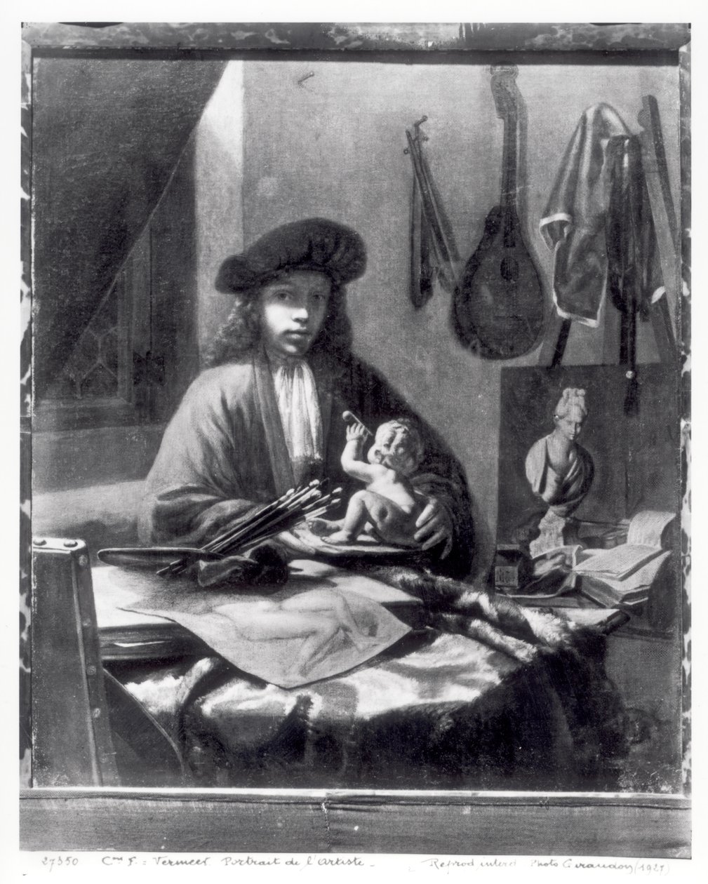 Portret młodego artysty autorstwa Michiel van Musscher