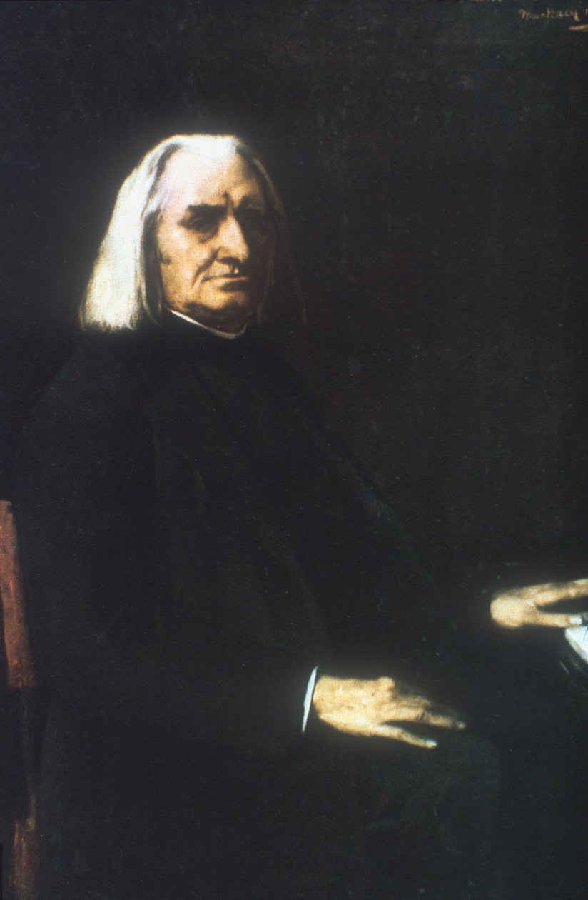 Franciszek Liszt, 1886 autorstwa Mihály Munkácsy