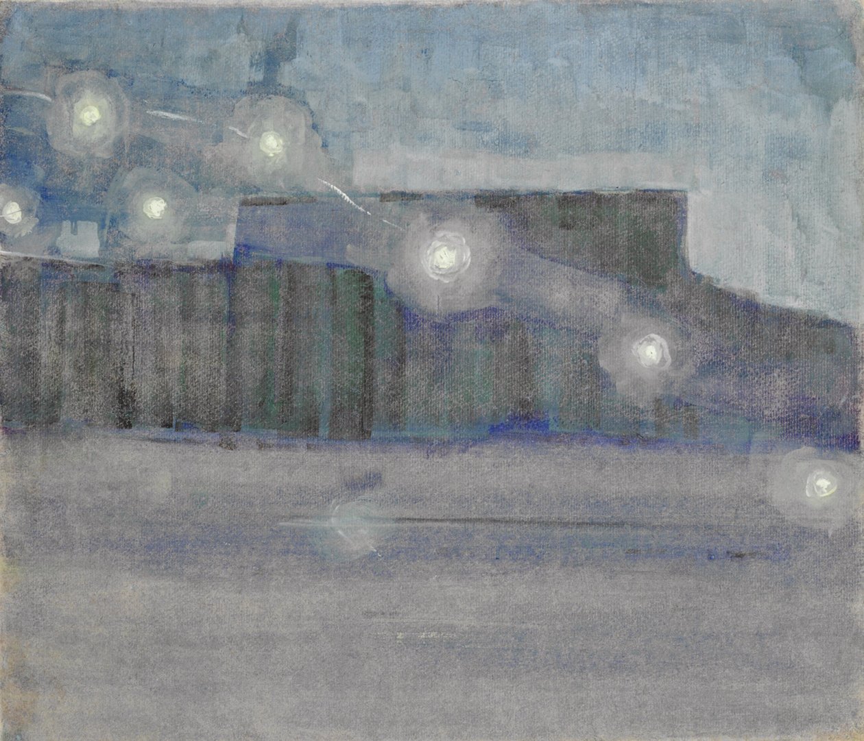 Iskry II, 1906. autorstwa Mikalojus Konstantinas Čiurlionis