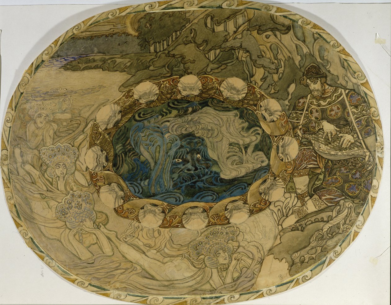 Drogi, 1899-1900 autorstwa Mikhail Aleksandrovich Vrubel