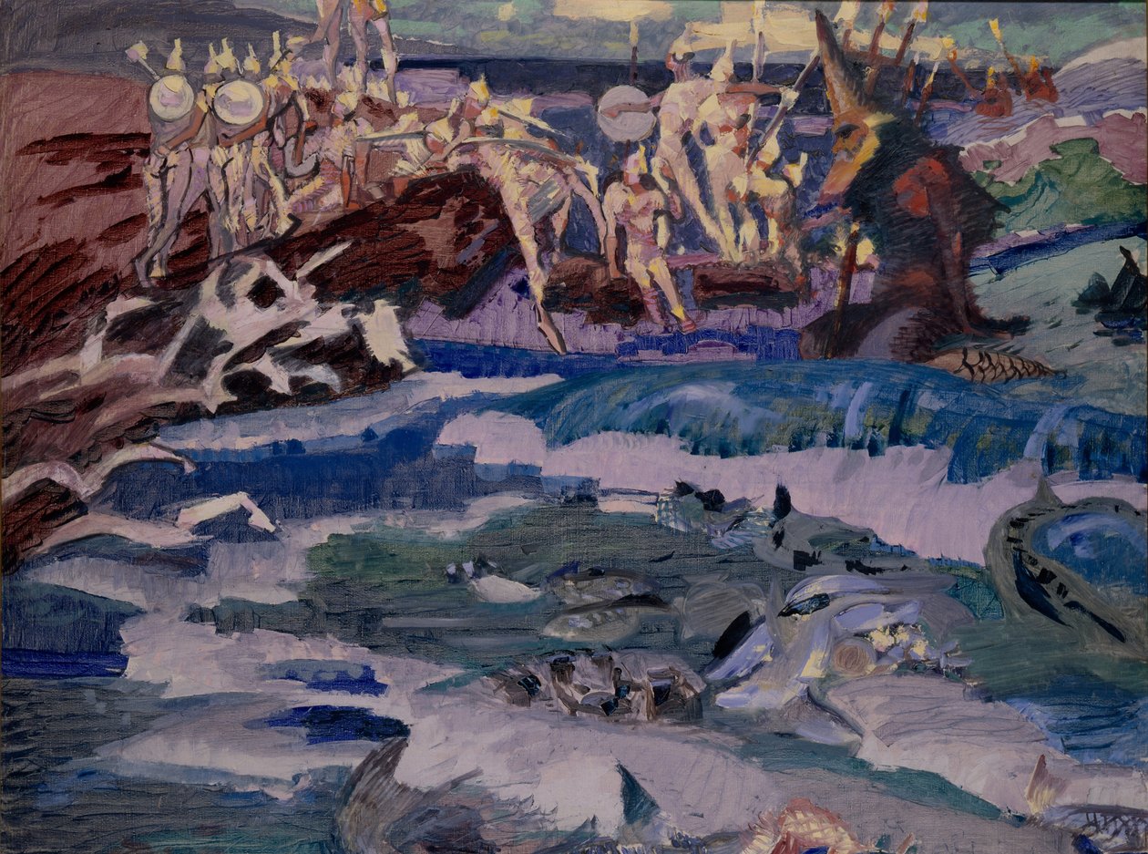 Trzydziestu trzech bogatyrów, 1901 autorstwa Mikhail Aleksandrovich Vrubel