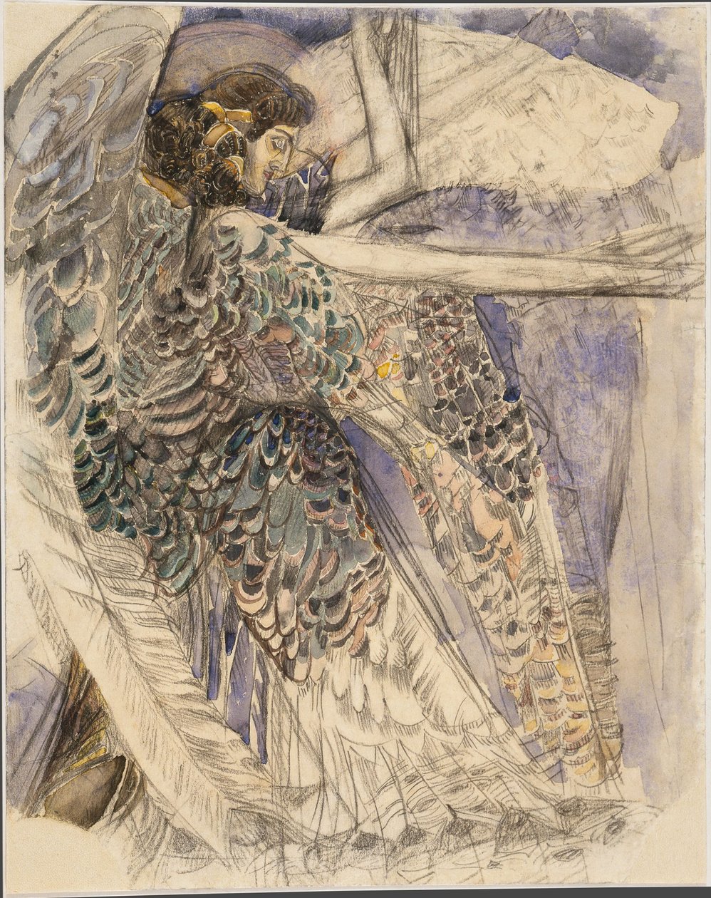 Serafin, 1904-1905. autorstwa Mikhail Aleksandrovich Vrubel