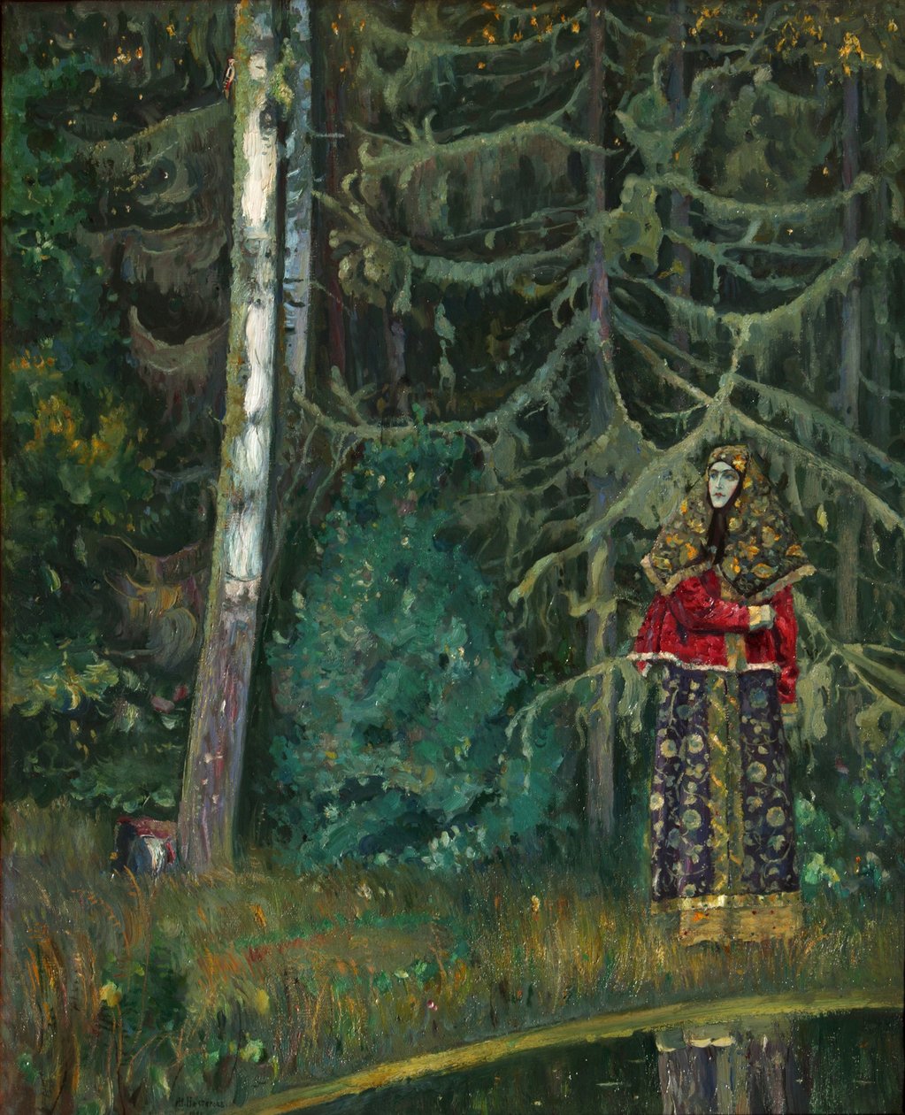 Bajka, 1921 autorstwa Mikhail Vasilievich Nesterov