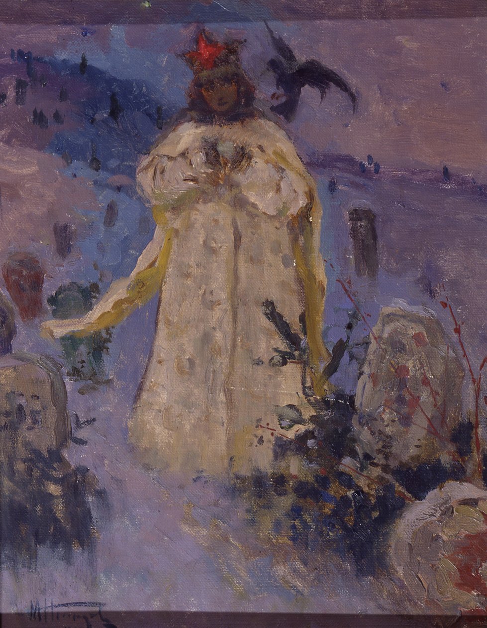 Tsarevna Księżniczka, 1887 autorstwa Mikhail Vasilievich Nesterov