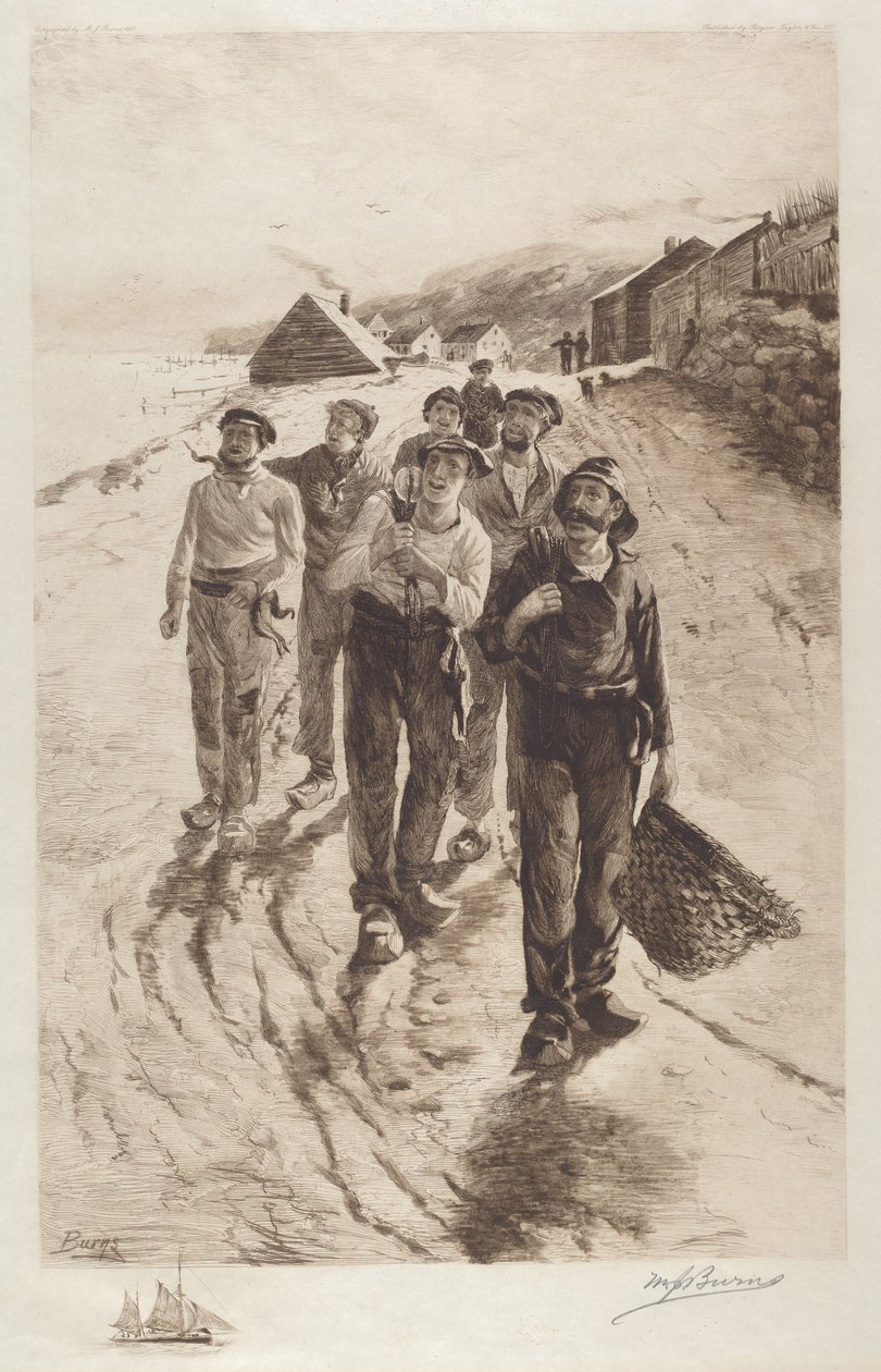 Pieśń rybaka autorstwa Milton James Burns