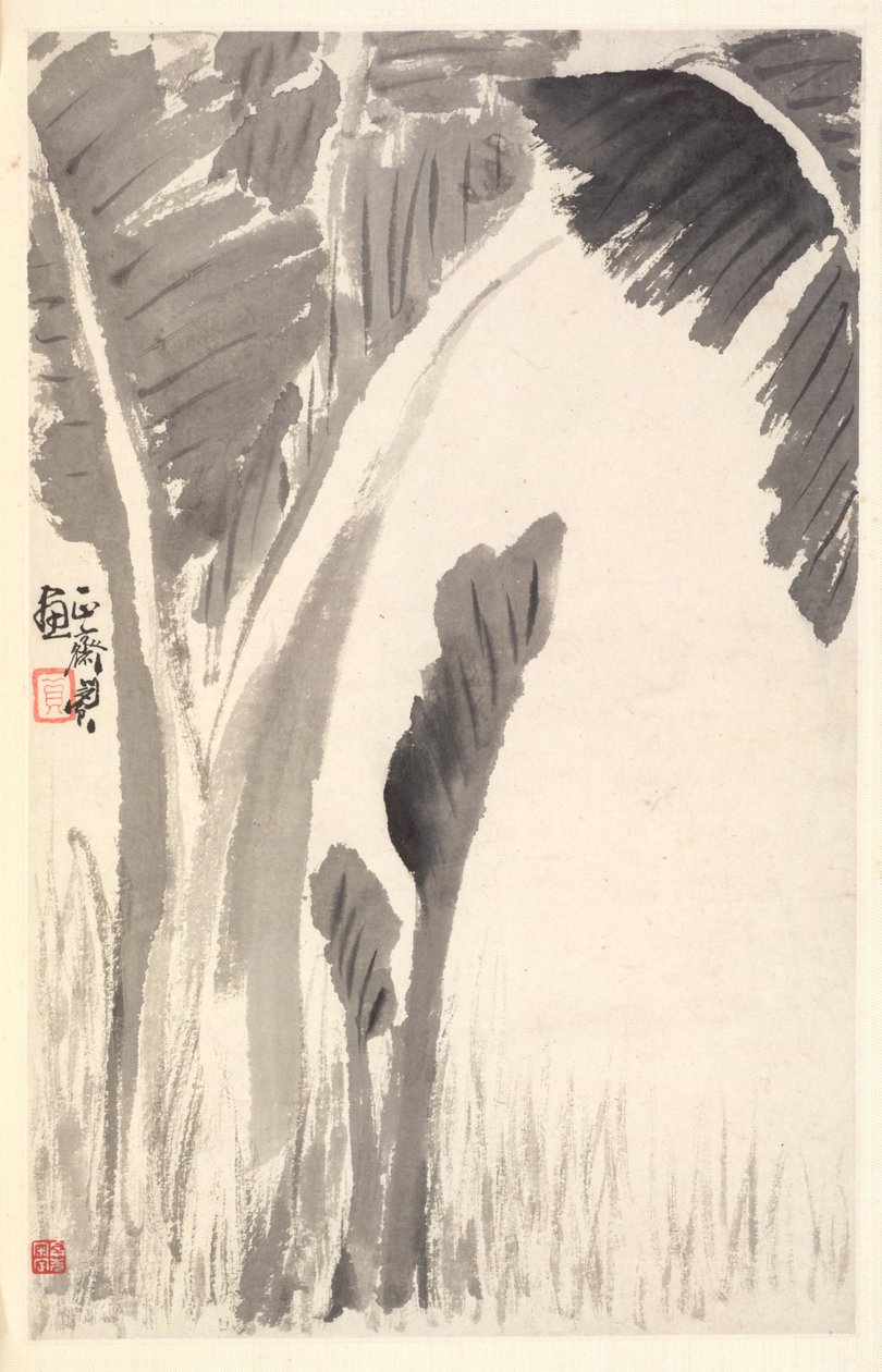 Rośliny bananowe, 1788. autorstwa Min Zhen
