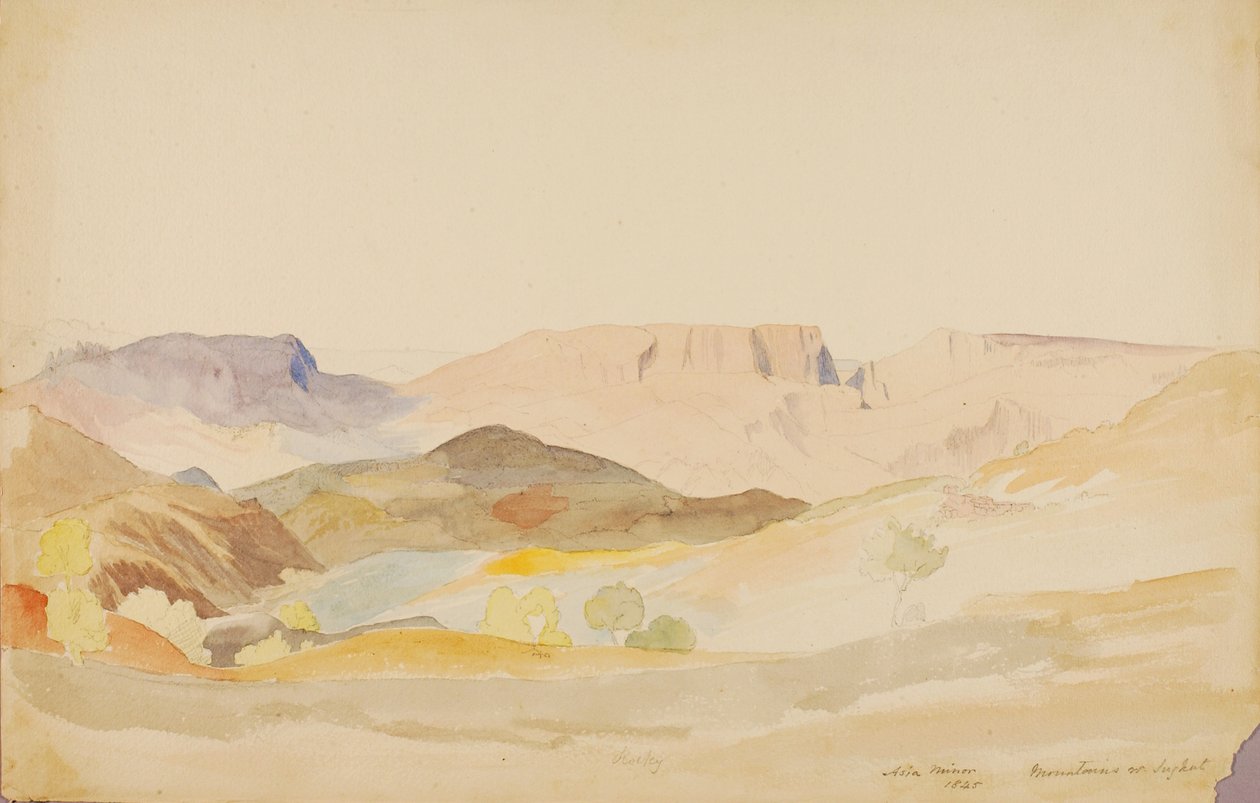 Azja Mniejsza, 1845. autorstwa Miner Kilbourne Kellogg