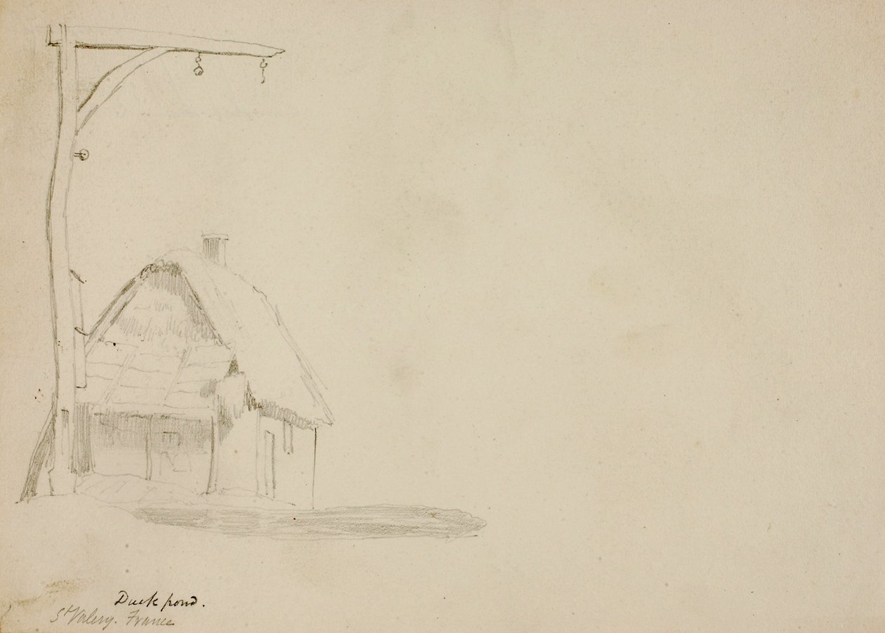 Duck Pond, St. Valery autorstwa Miner Kilbourne Kellogg