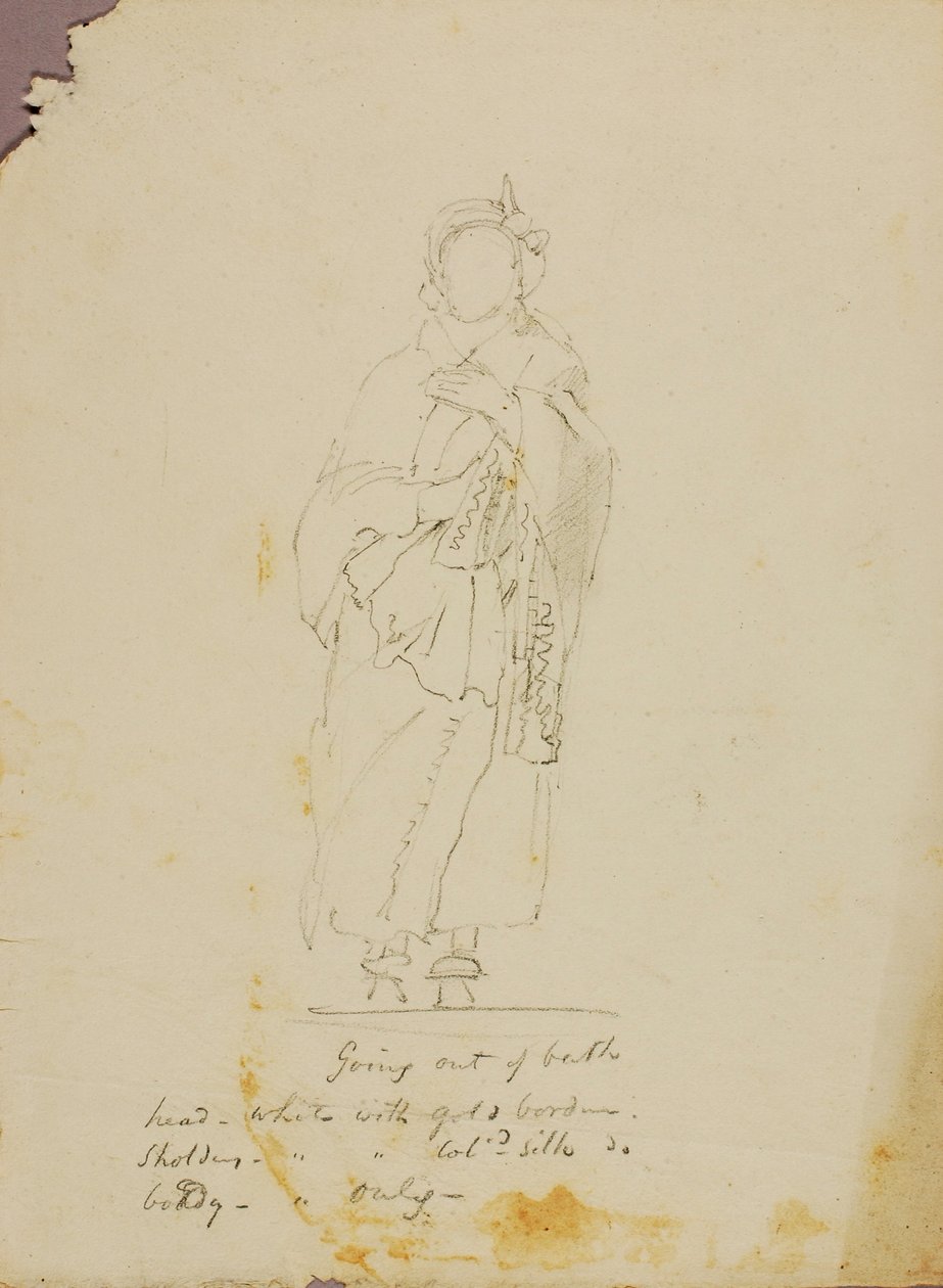 Figure Study (Exiting Bath) autorstwa Miner Kilbourne Kellogg