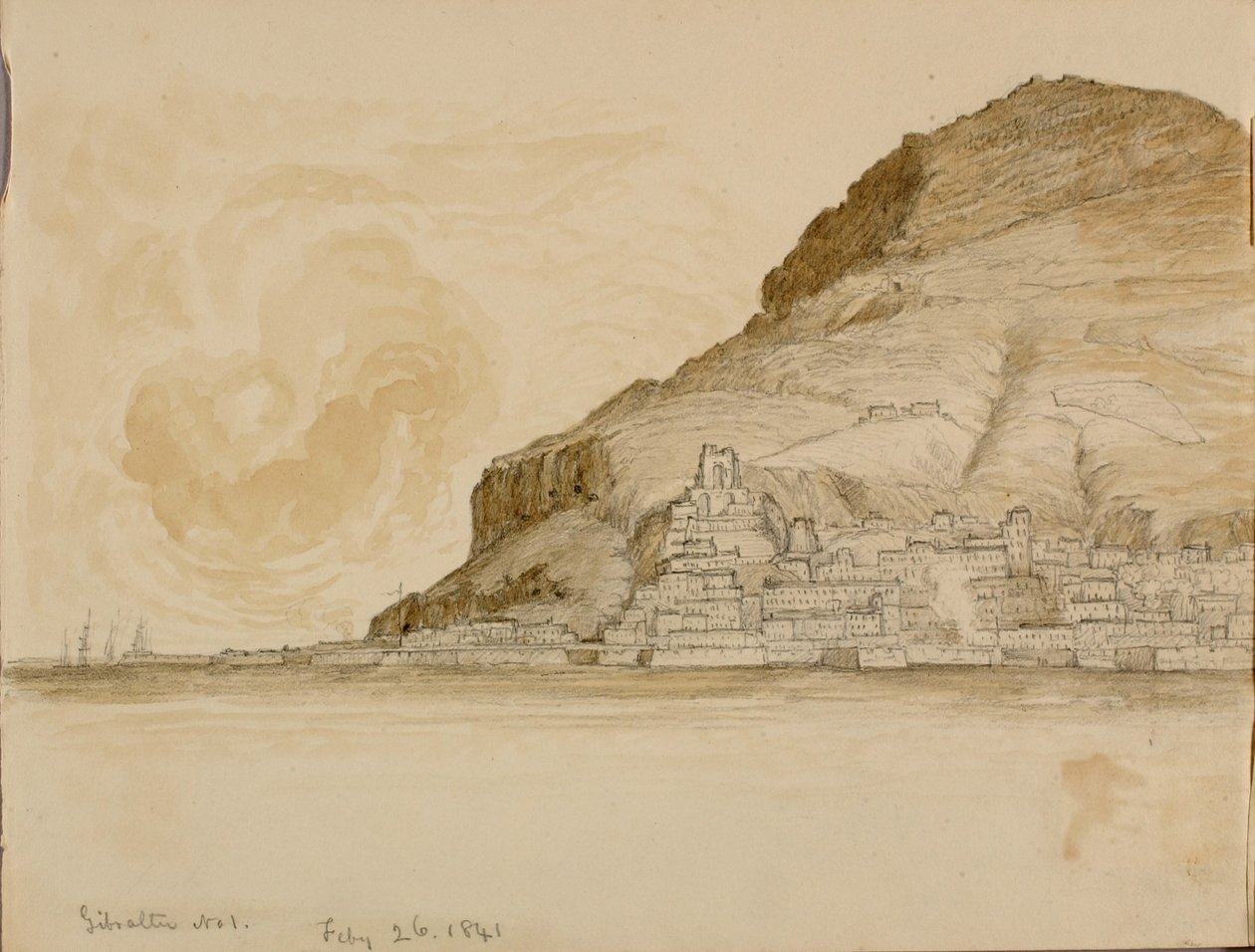 Gibraltar autorstwa Miner Kilbourne Kellogg