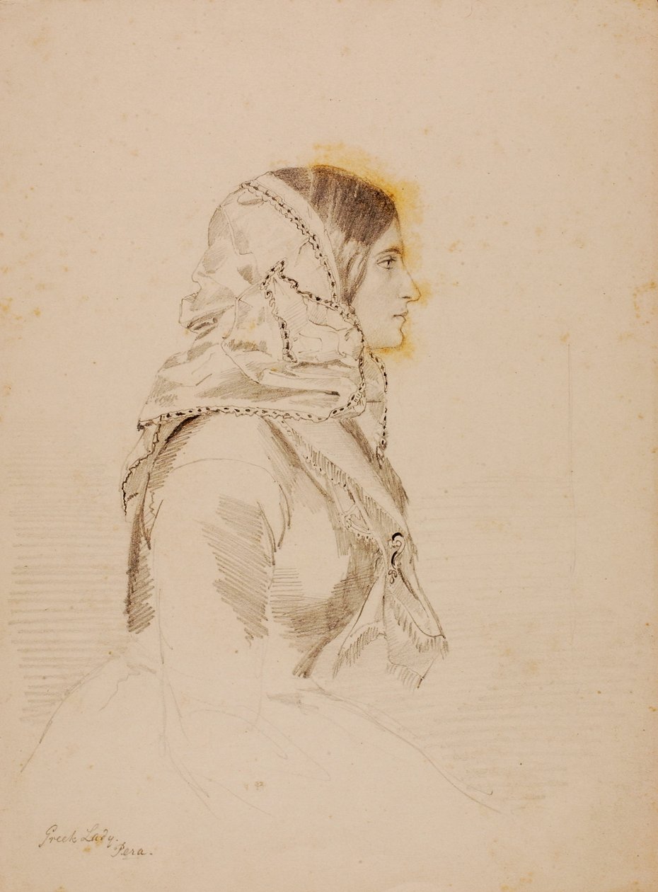 Greek Lady, Pera autorstwa Miner Kilbourne Kellogg