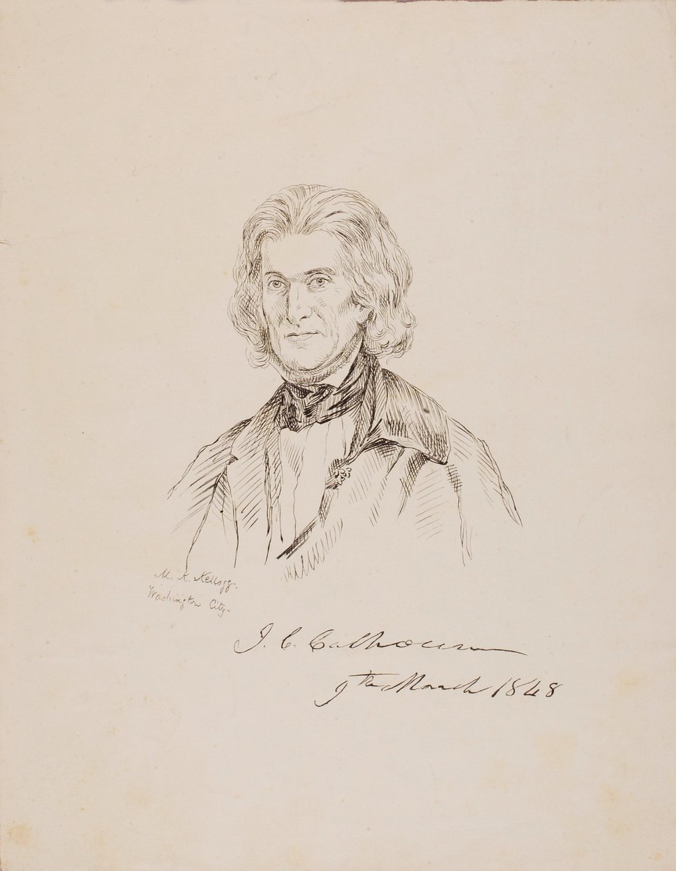 J.C. Calhoun autorstwa Miner Kilbourne Kellogg