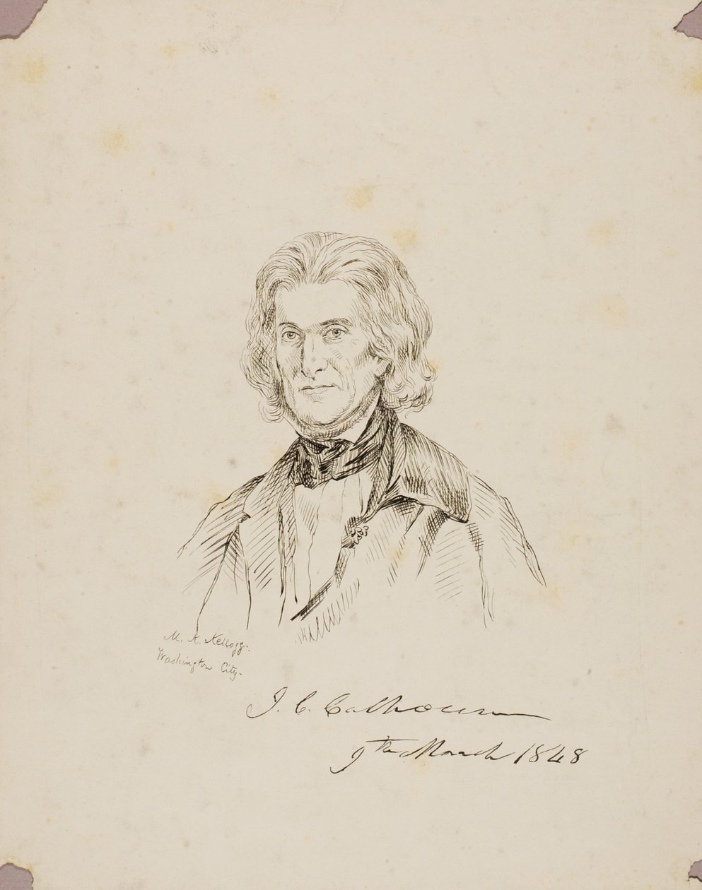 J. C. Calhoun autorstwa Miner Kilbourne Kellogg