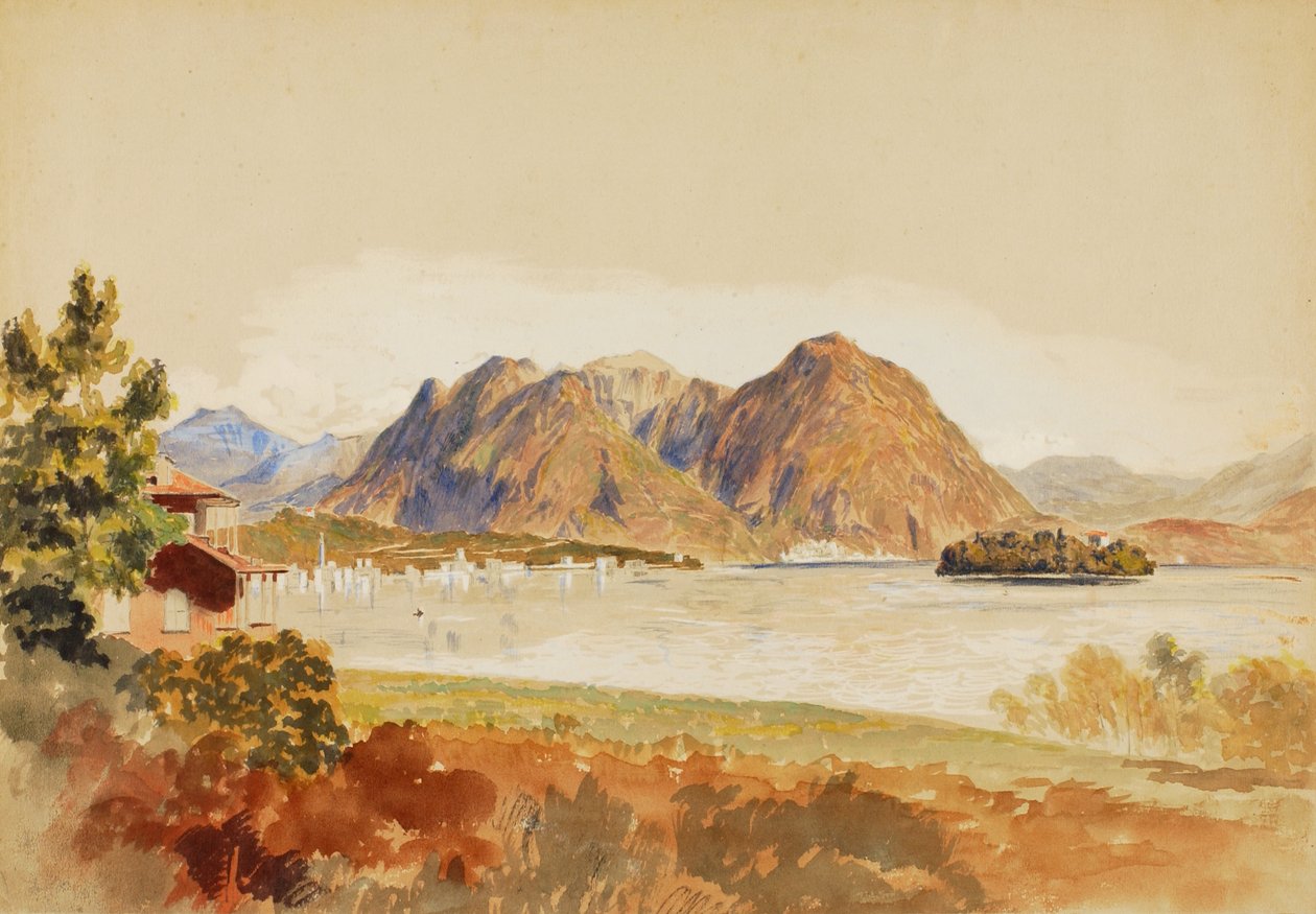 Lago Maggiore, Włochy, b.d. autorstwa Miner Kilbourne Kellogg