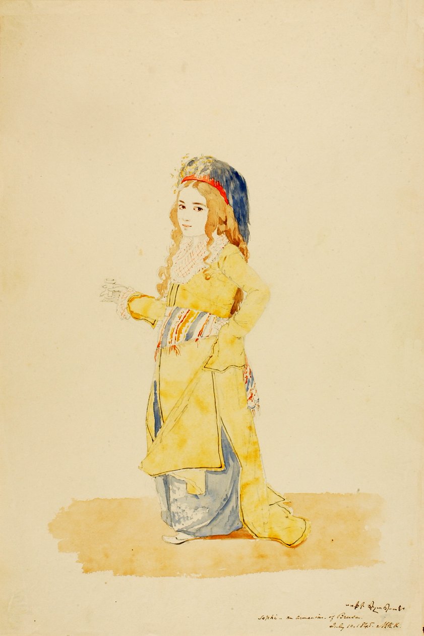 Sophi, Ormianin z Brusy, 1845. autorstwa Miner Kilbourne Kellogg