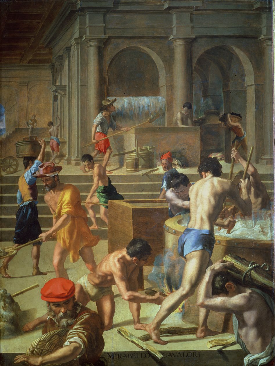 Fabryka Wełny, 1572 (łupek) autorstwa Mirabello Cavalori