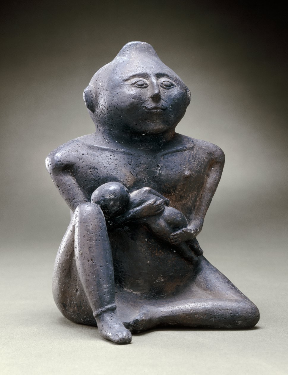 Wizerunek matki karmiącej, 1200-1400 (ceramiczny) autorstwa Mississippian culture