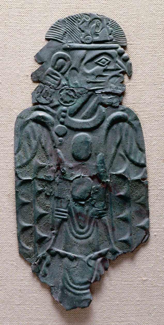 Płyta wulfingowa, 1200-1400 (miedź) autorstwa Mississippian culture
