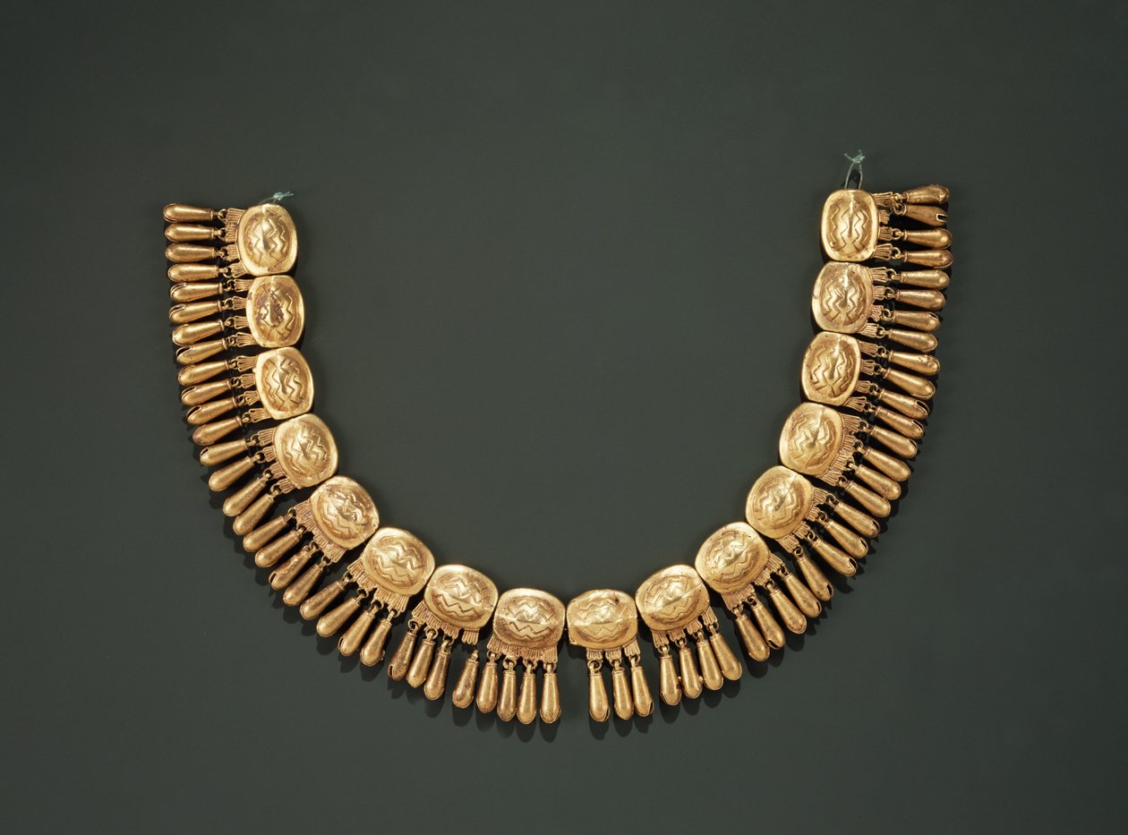 Naszyjnik (złoty) autorstwa Mixtec