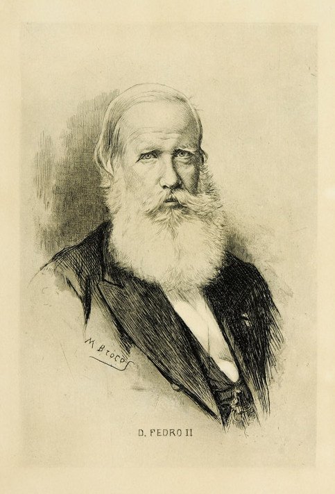 Pedro II Brazylii autorstwa Modesto Brocos