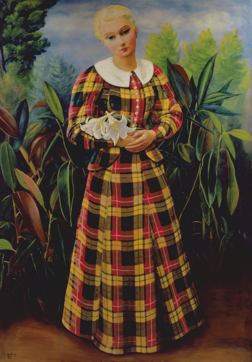 Colette de Jouvenel, pseudonim Bel-Gazou autorstwa Moise Kisling