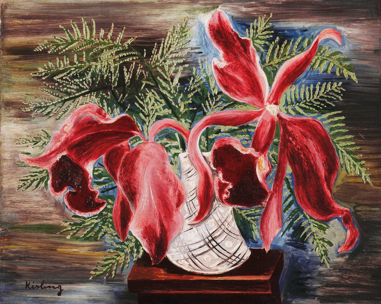 Storczyki; Orchidee autorstwa Moise Kisling