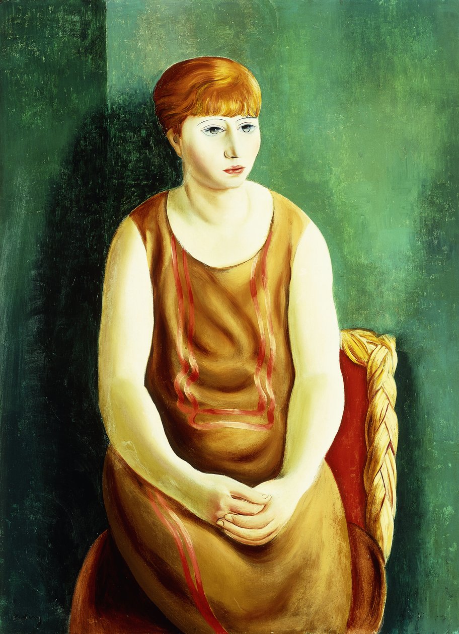 Kobieta siedząca; Femme Assise autorstwa Moise Kisling