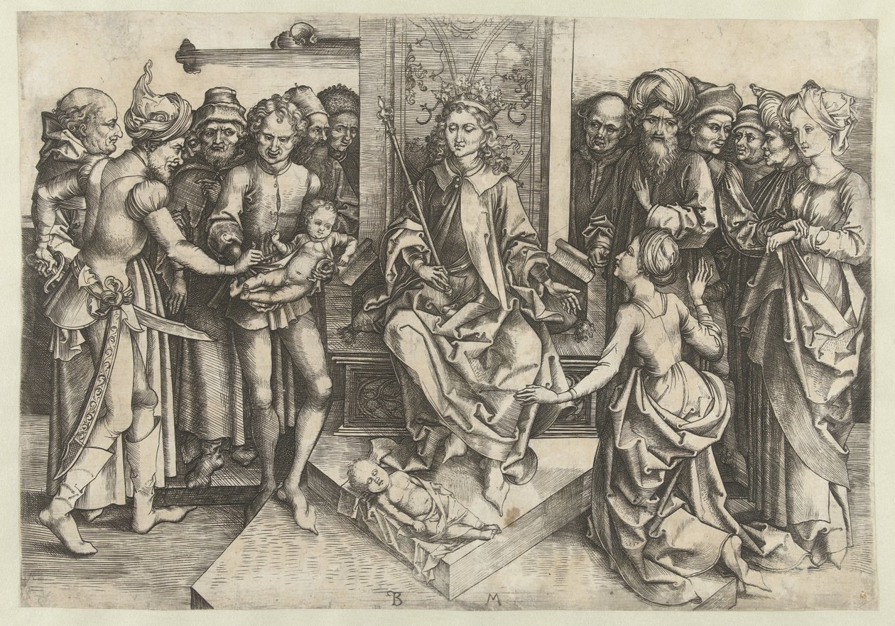 Wyrok Salomona (Salomon) autorstwa Monogrammist BM