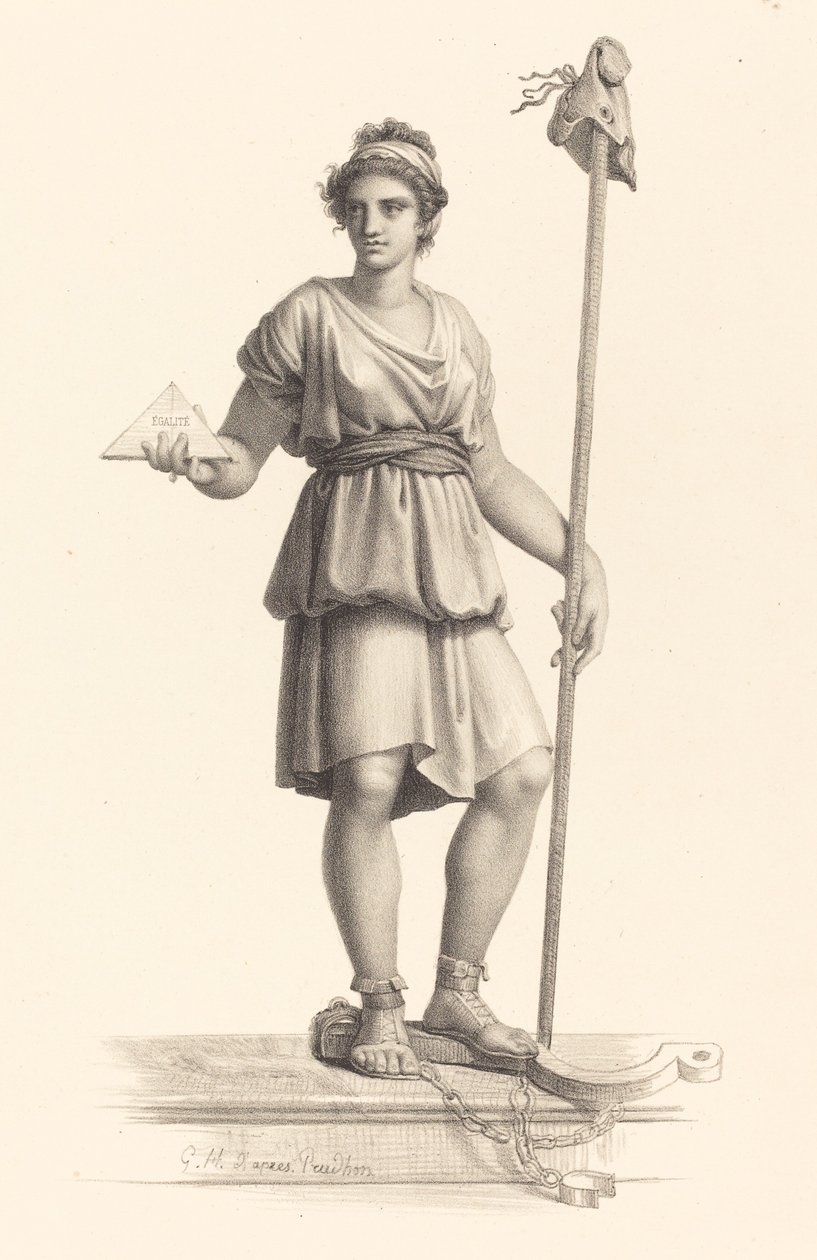 Republika Francuska autorstwa Monogrammist G.H. after Pierre Paul Prud