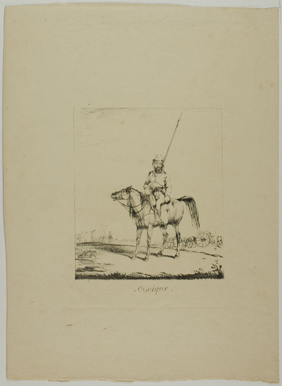 Kozak autorstwa Monogrammist N.D.