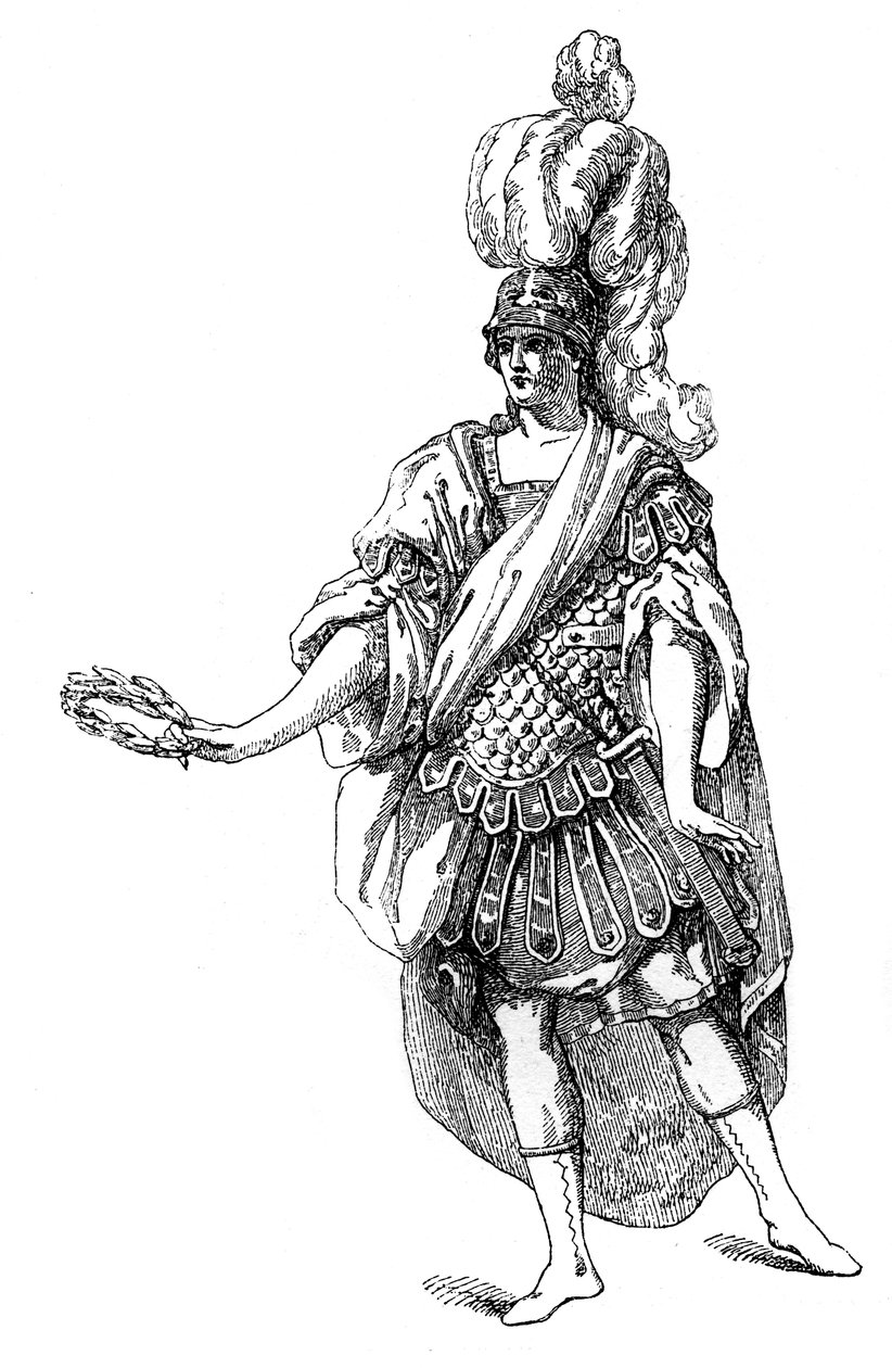 Kostium z Teatru Francuskiego, 1885. autorstwa Moreau