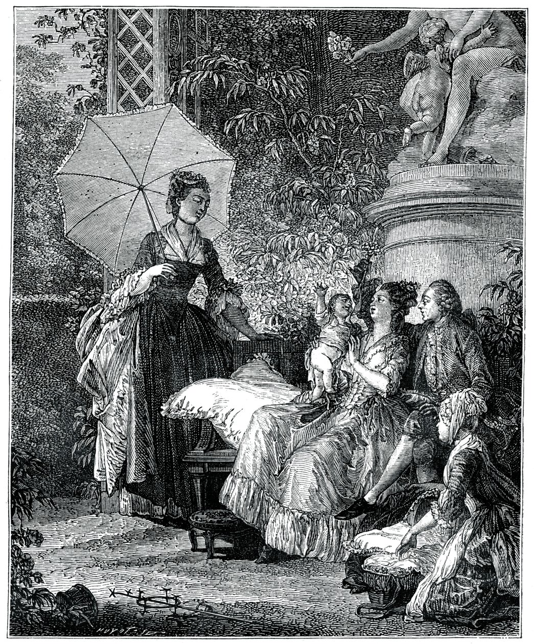 Rozkosz macierzyństwa, 1885. autorstwa Moreau
