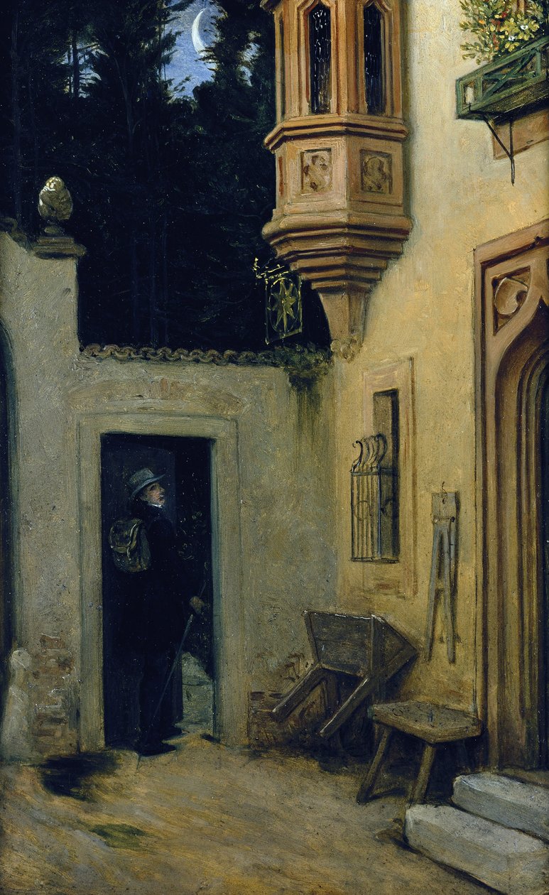 Pożegnanie o świcie autorstwa Moritz Ludwig von Schwind