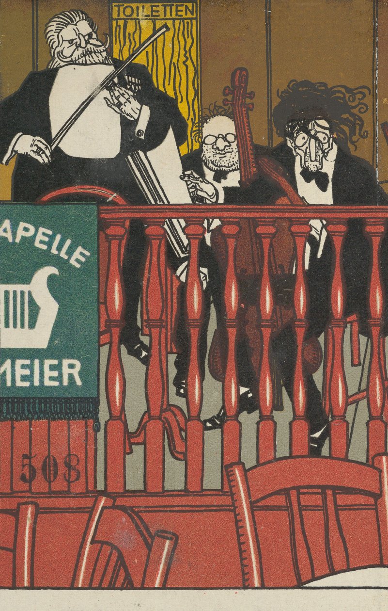 Salonowa Orkiestra Meier, 1911. autorstwa Moritz Jung