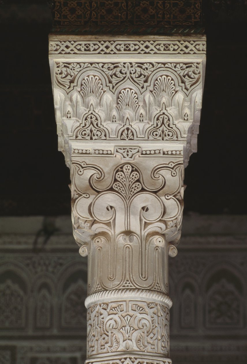 Kasba Thamiel glaoui, stolica (stiuk) autorstwa Moroccan School