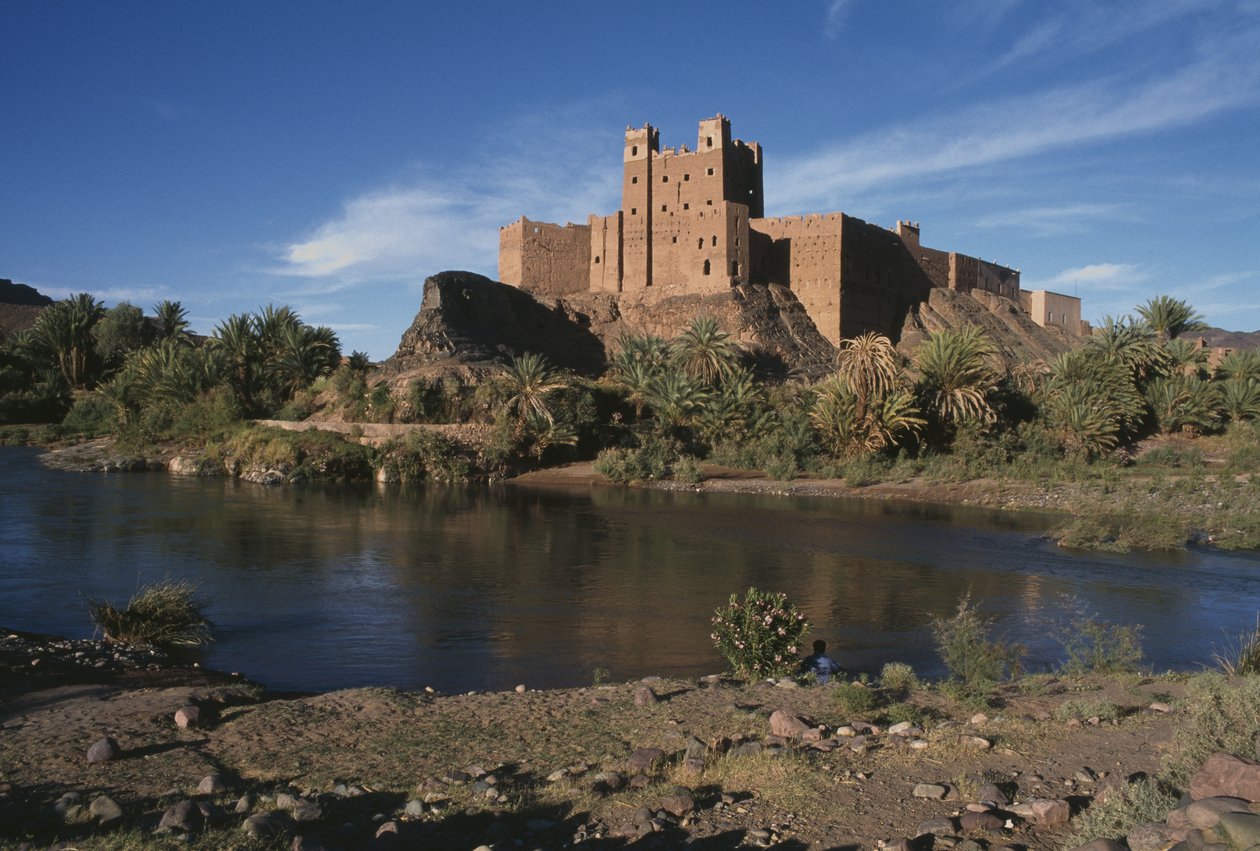 Widok na ksar, dolinę Draa autorstwa Moroccan School