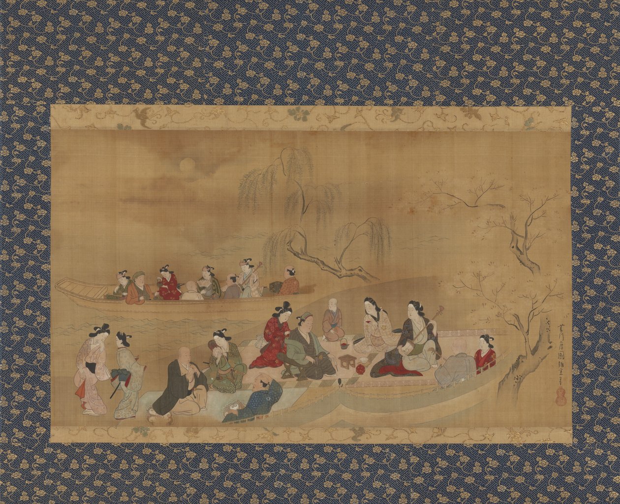 Piknik autorstwa Moronobu Hishikawa