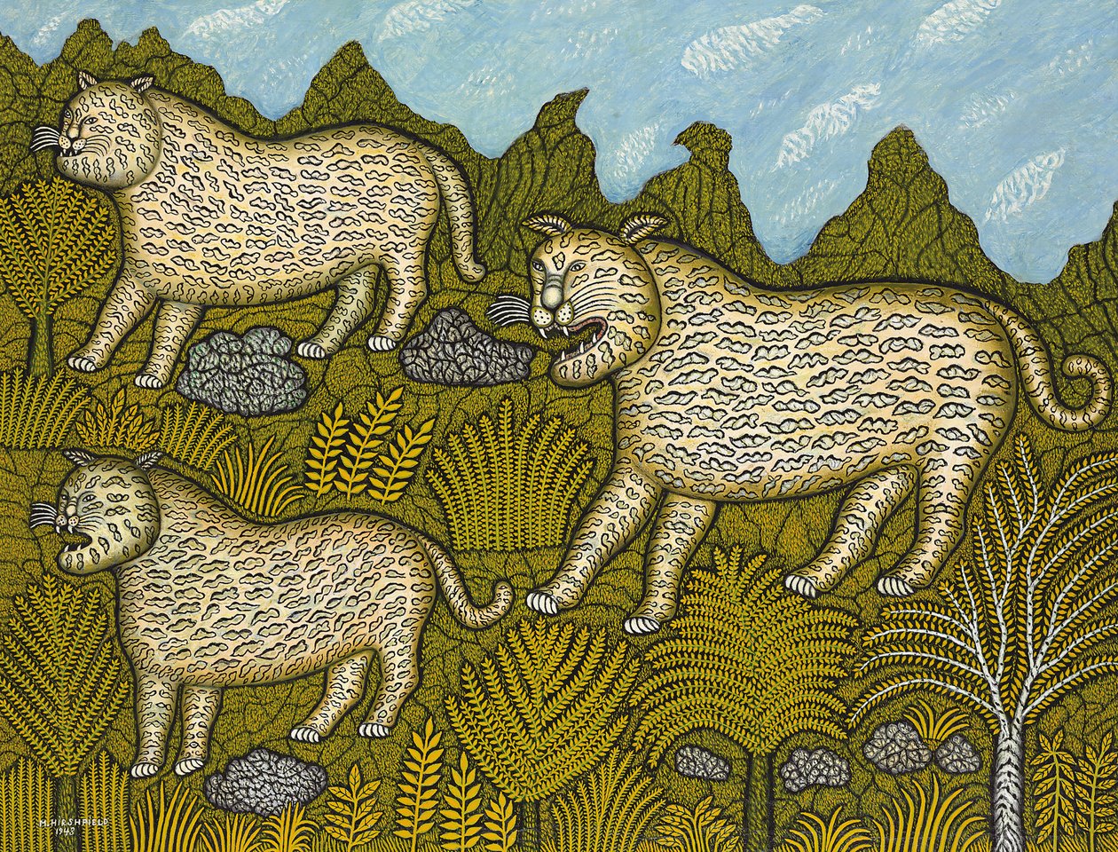 Rodzina lampartów autorstwa Morris Hirshfield