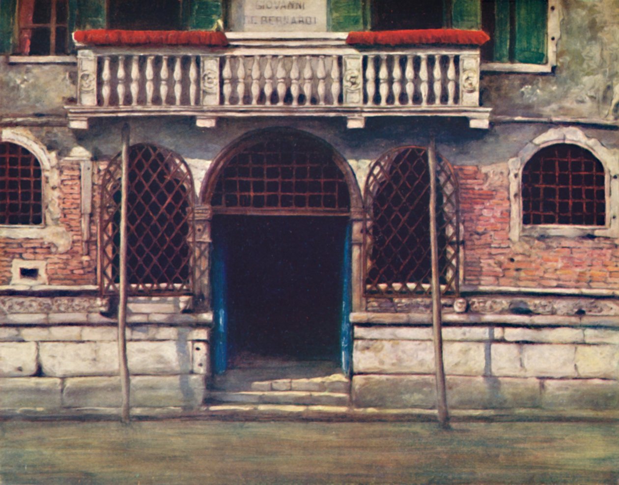 „Drzwi, Wenecja”, 1903 autorstwa Mortimer L Menpes