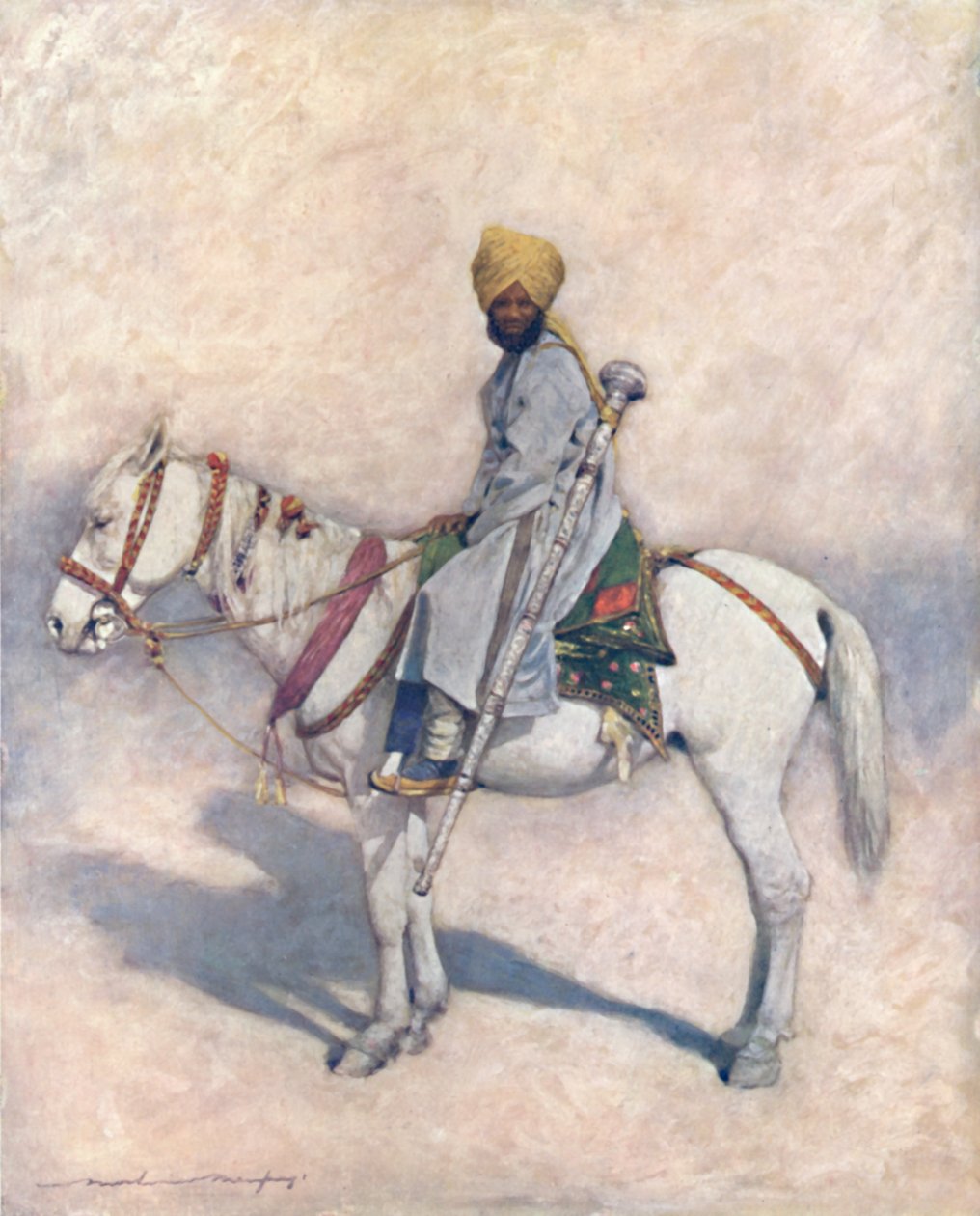 „Konny maczugowiec”, 1903 r. autorstwa Mortimer L Menpes