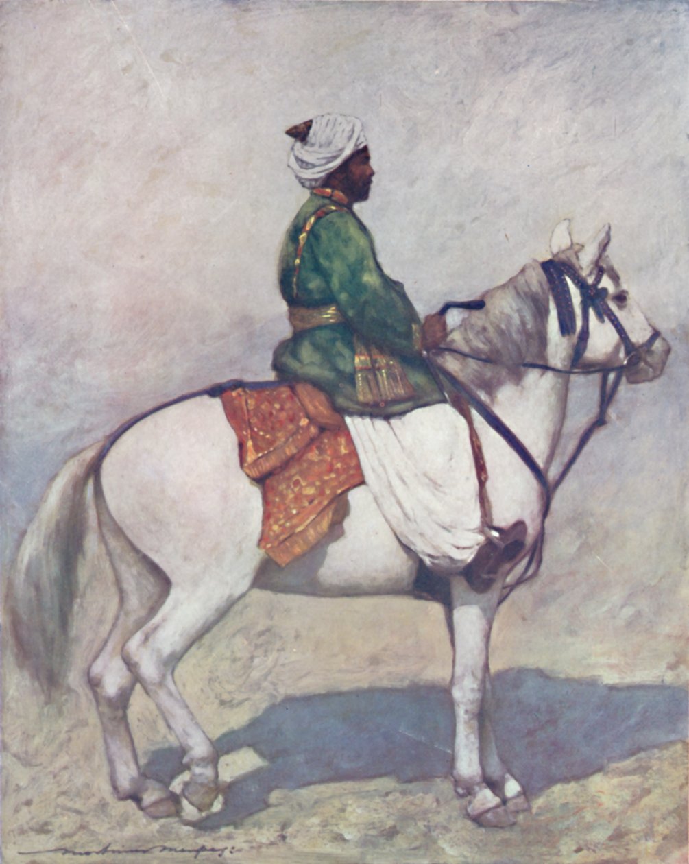 „Jeździec Paithański”, 1903 autorstwa Mortimer L Menpes