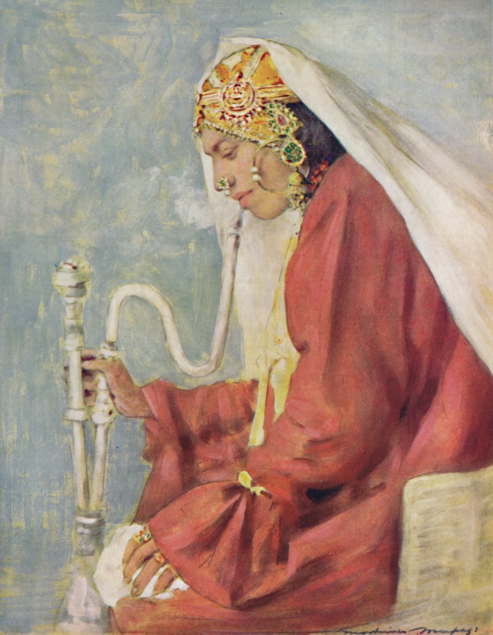 "Śpiewająca dziewczyna", 1903 autorstwa Mortimer L Menpes