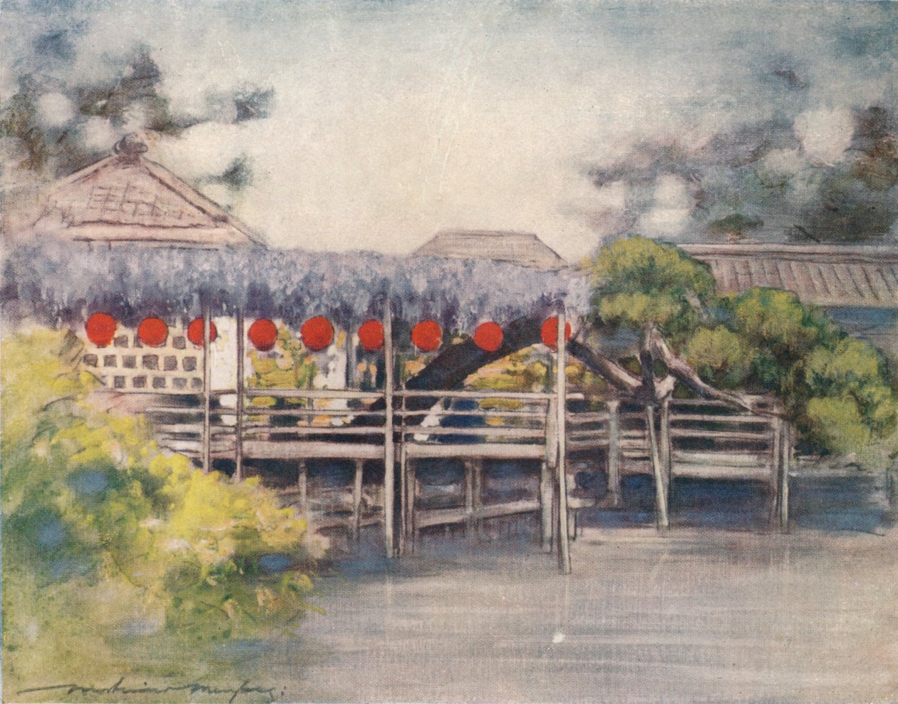„Słoneczny ogród”, ok. 1887, 1901 r. autorstwa Mortimer L Menpes