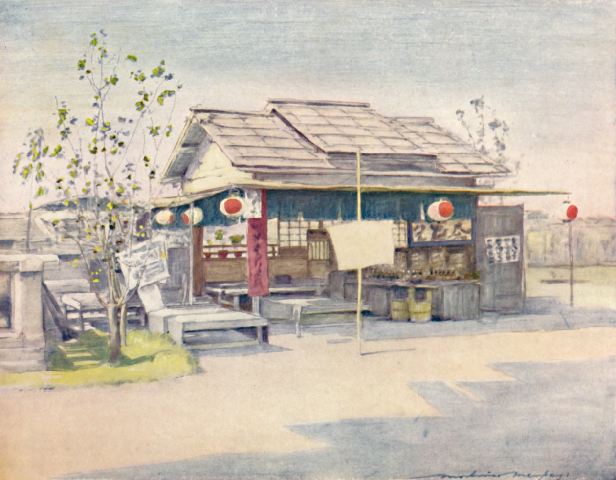 Herbaciarnia, 1903 r. autorstwa Mortimer L Menpes