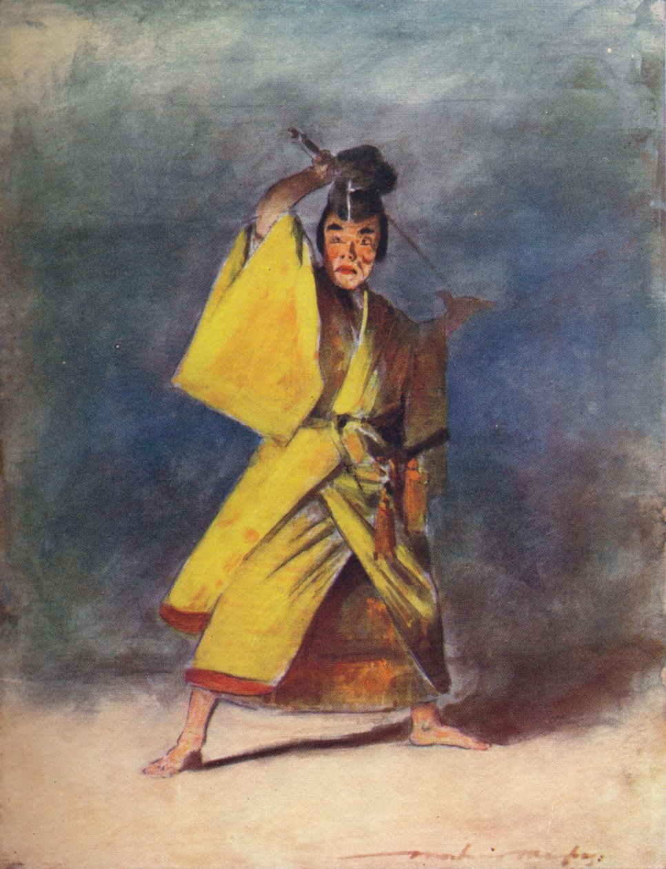 „Aktor”, ok. 1887, 1901 r. autorstwa Mortimer L Menpes
