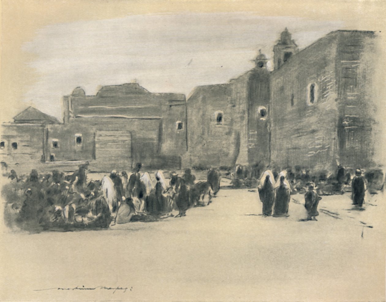 Betlejem, 1903 autorstwa Mortimer L Menpes