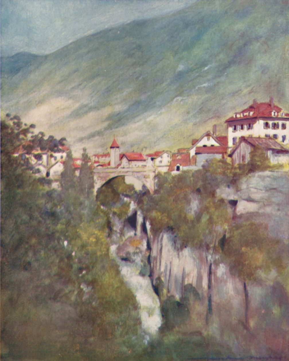Goeschenen, 1903 autorstwa Mortimer L Menpes