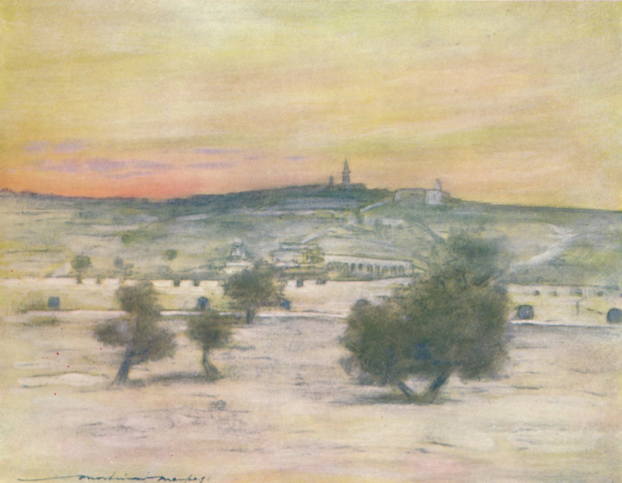 „Jerozolima”, 1903 autorstwa Mortimer L Menpes