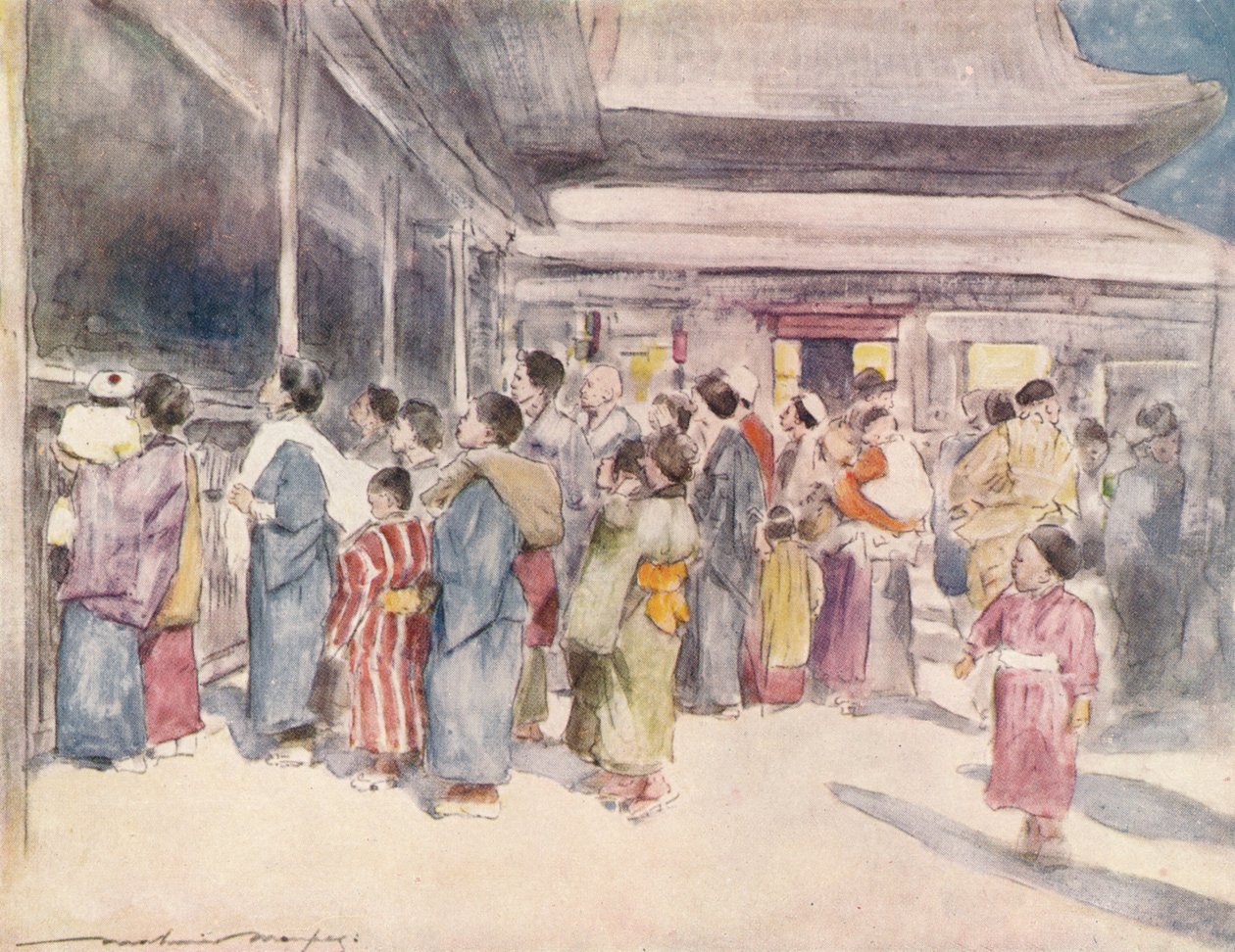 „Patrzący”, c1887, 1901 autorstwa Mortimer L Menpes
